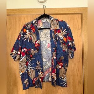 Patterned Button Down Shirt